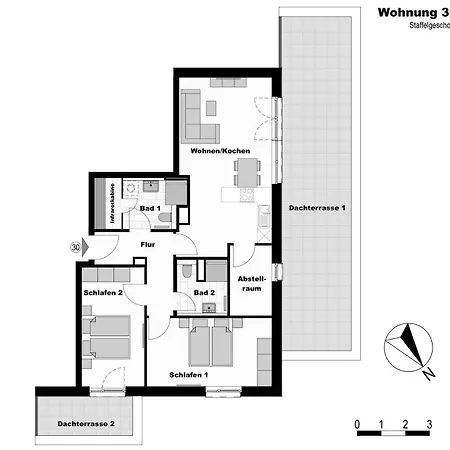 Weiße Whg 30 Penthouse Boltenhagen